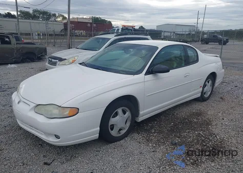 2002 Chevrolet Monte Carlo Ss из США, поврежденный, VIN 2G1WX15K729376587